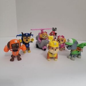 Spin Master Paw Patrol Action Figures LOT Helicopter